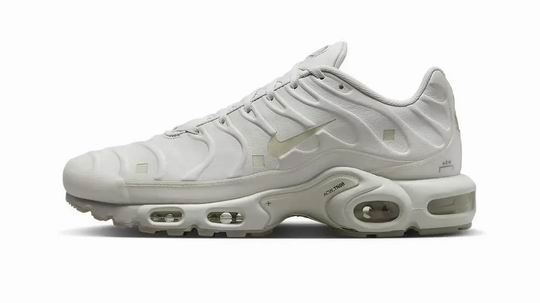Cheap Nike Air Max Plus Top Leather White TN Men's Shoes-191 - Click Image to Close